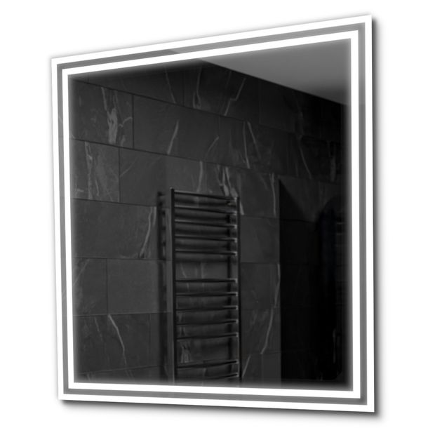 Lustro łazienkowe podświetlane LED 80x80 Wiedeń