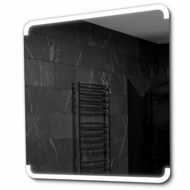 Lustro łazienkowe podświetlane LED 50x50 Assen