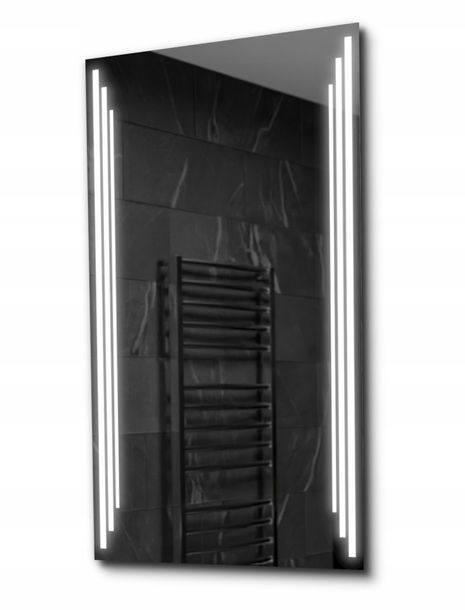 Lustro łazienkowe podświetlane LED 90x100 Praga