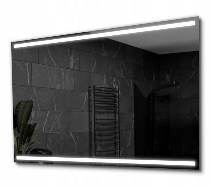 Lustro łazienkowe podświetlane LED 110x90 Denver