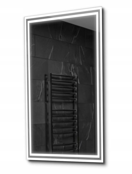 Lustro łazienkowe podświetlane LED 50x60 Wiedeń