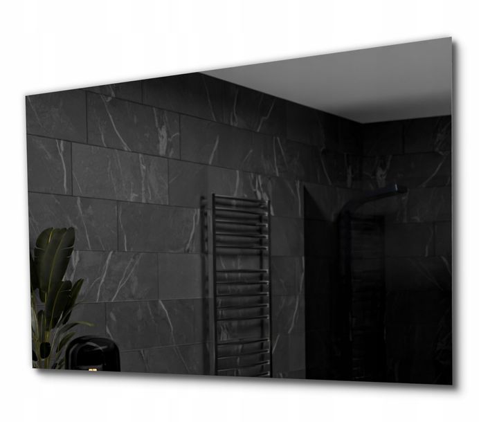 ﻿Lustro Łazienkowe Podświetlane LED 90x70 DUBAI