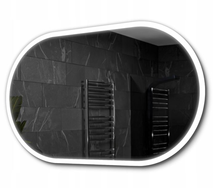 Lustro Łazienkowe Podświetlane LED 100x60 HAMBURG