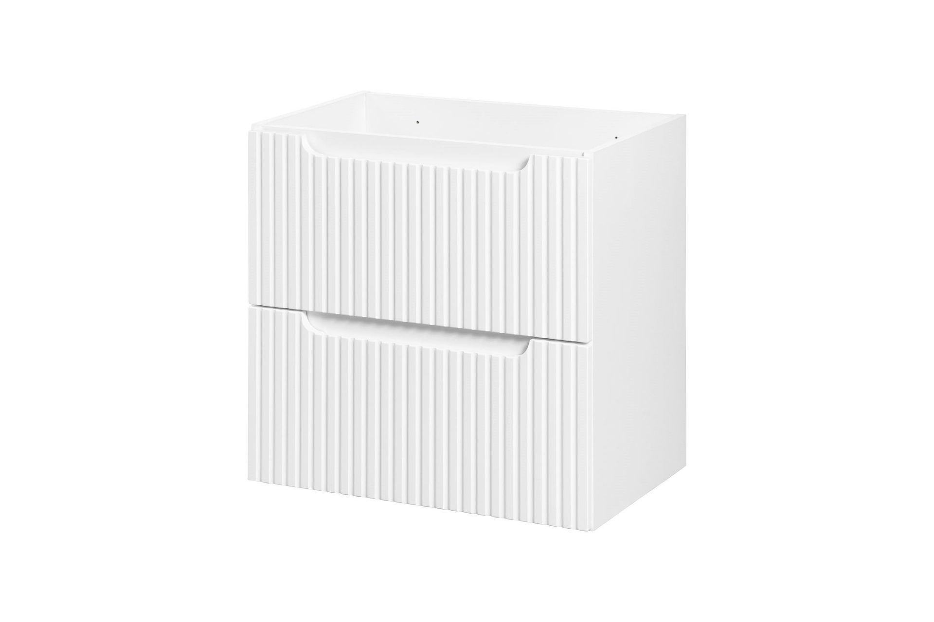 Szafka łazienkowa pod umywalkę Comad Nova 60 cm biały połysk 82-60-2S