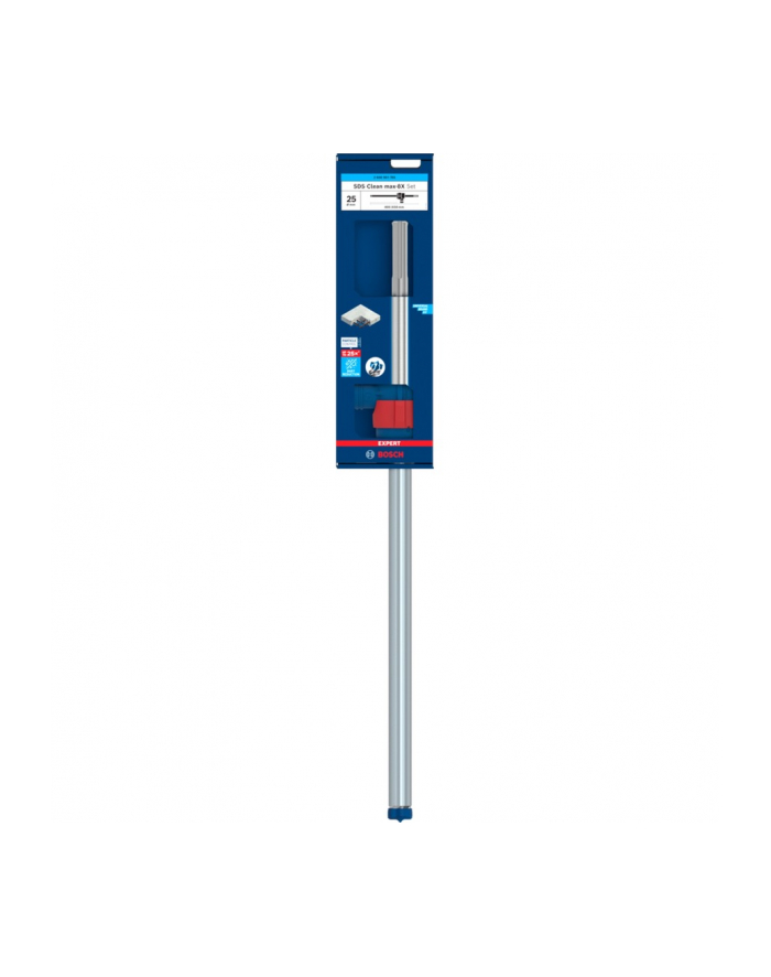 Bosch Expert hammer drill SDS Clean max-8X set, 25mm working length 400mm, suction drill including suction connection