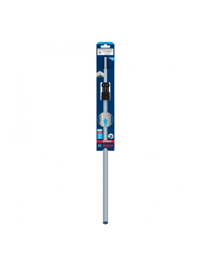 Bosch Expert hammer drill SDS Clean plus-8X, 16mm working length 400mm, suction drill