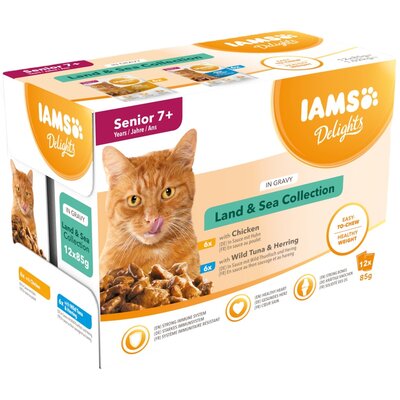 Iams Delights Adult 12 X 85 G W Sosie