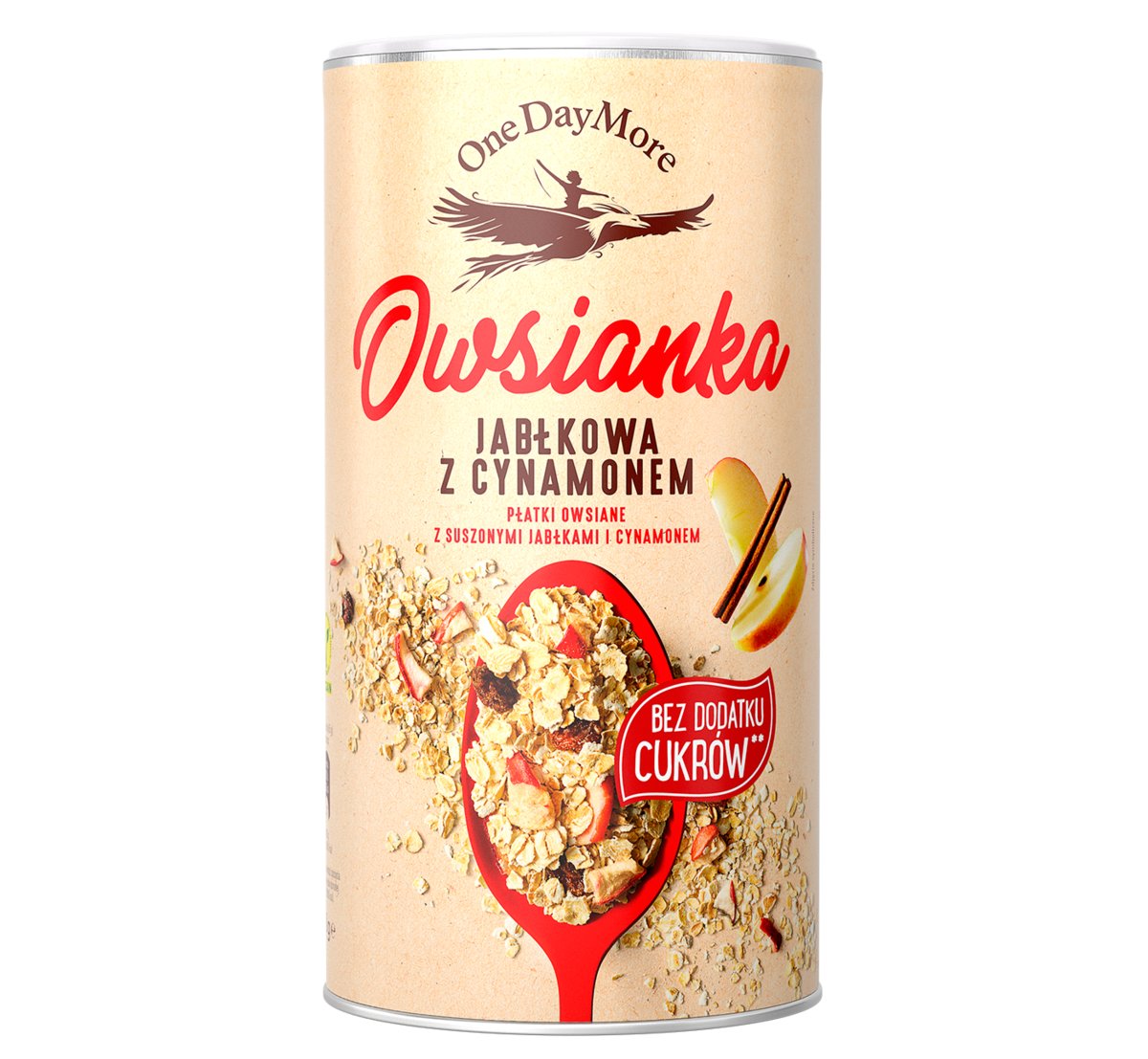 Owsianka Jabłkowa bez cukru OneDayMore, 450 g