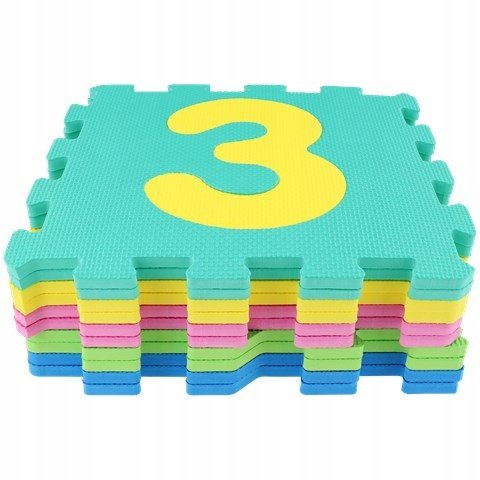 Mata Układanka Piankowa Cyfry 10 Elementów 30X30Cm