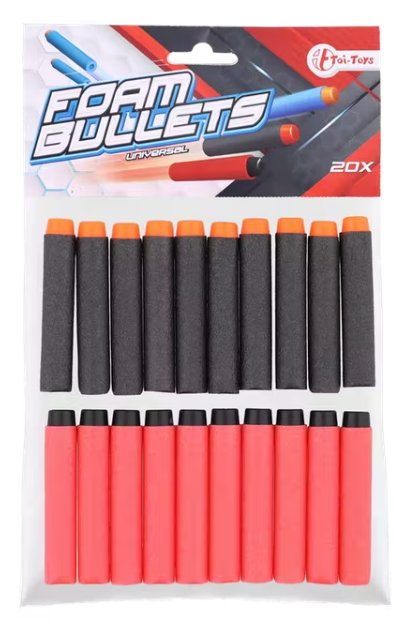 20x PIANKOWA STRZAŁA STRZAŁY NERF KARABIN PISTOLET