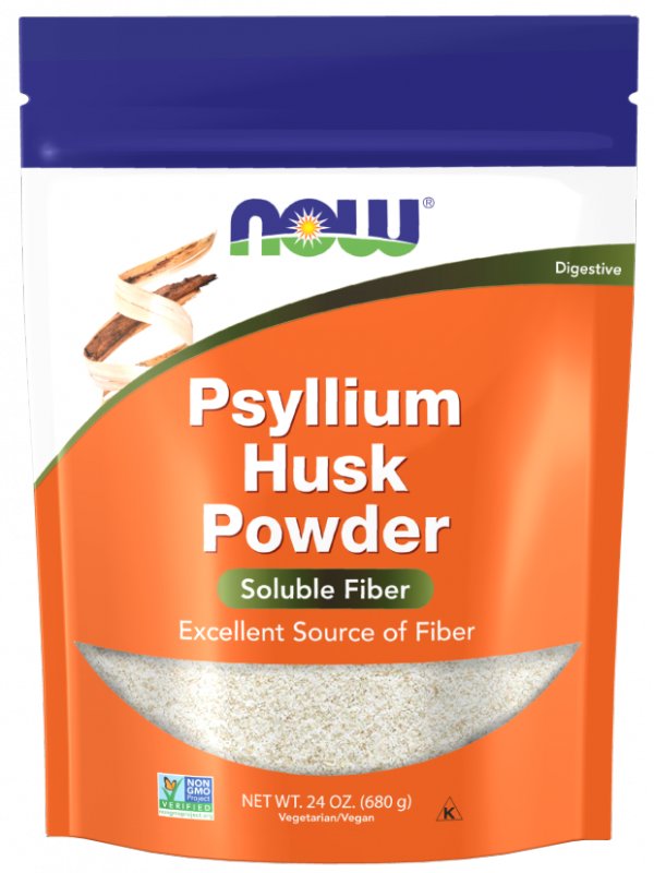 Suplement diety, NOW FOODS Psyllium Husk Powder - Babka Płesznik (680 g)
