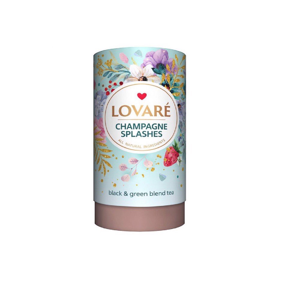 Lovare Champagne Splashes - Herbata czarna i zielona blend 80g