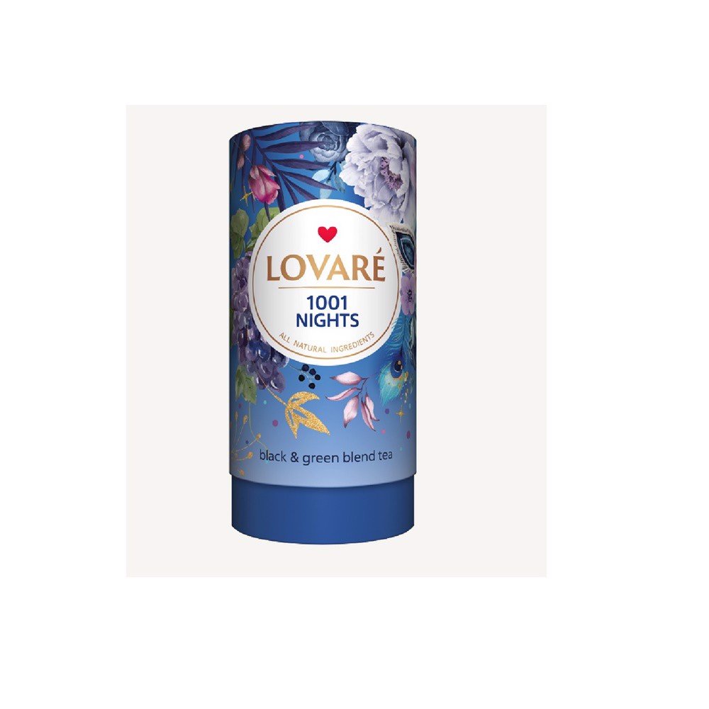 Herbata Liściasta 1001 Nights Mix Czarnej i Zielonej Lovare 80g
