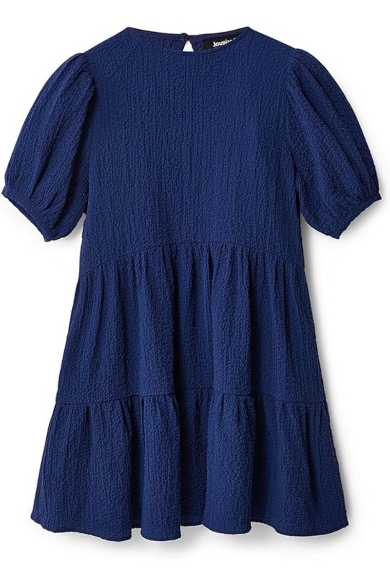 Sukienka damska Desigual Luna niebieska klasyczna codzienna-L