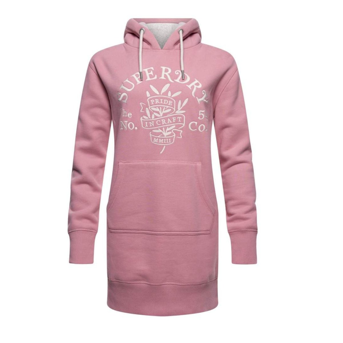 Sukienka damska Superdry Pride In Craft dresowa z kapturem-XXS