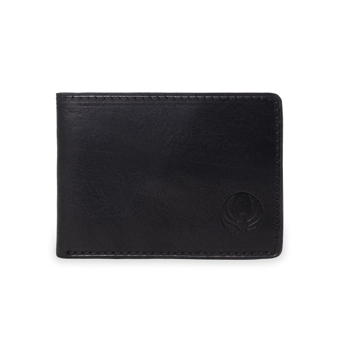 Męski skórzany portfel slim ORLOVSKY W03 Czarny