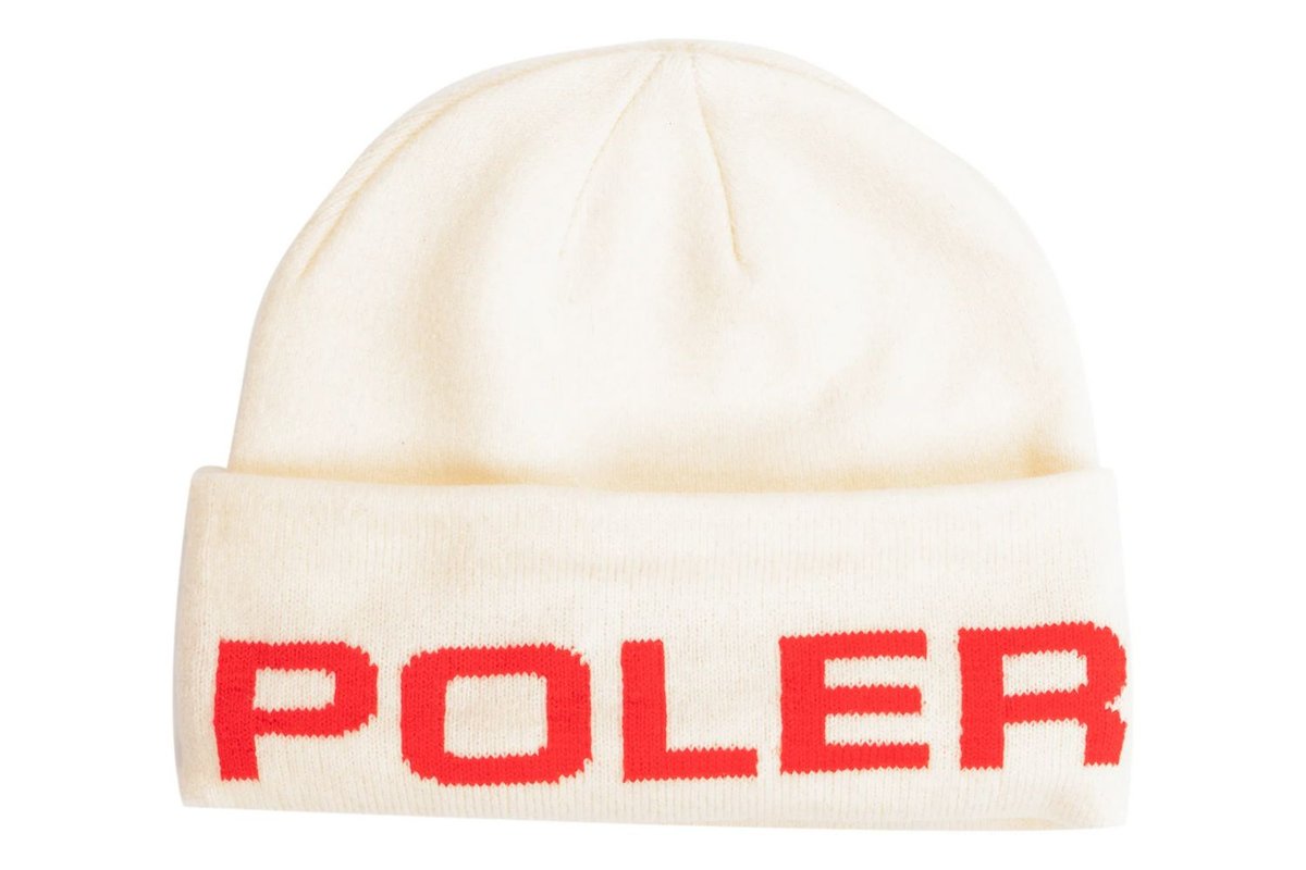 Czapka zimowa Poler Petrol Beanie ecru