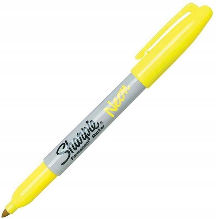 Marker permanentny Sharpie Fine neon żółty