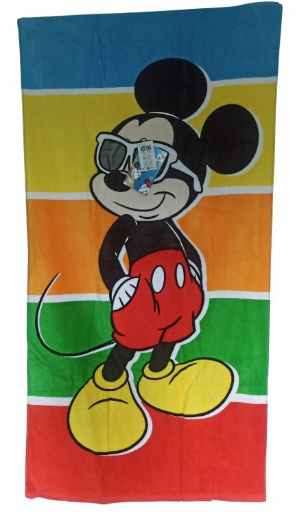Ręcznik kąpielowy Dla dzieci Mickey Myszka Miki 140 cm x 70 cm