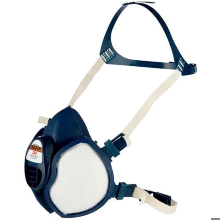 Półmaska jednorazowa ze zintegrowanymi filtrami seria 4279+ ABEK1P3R na opary, gazy kwaśne i amoniak - 3M - 7100113103