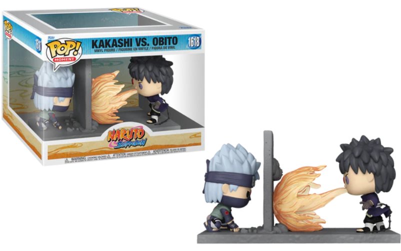 funko pop! naruto shippuden moment 1618 kakashi vs obito