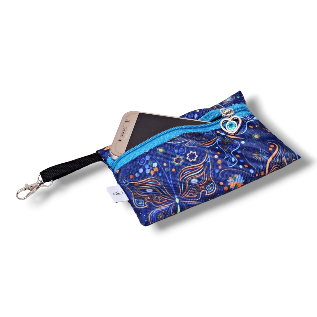 Etui na klucze etui na telefon saszetka portfelik motyle