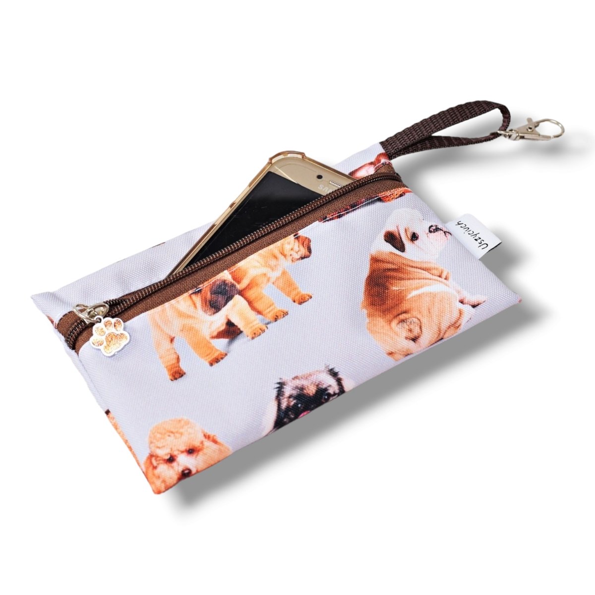 Etui na klucze etui na telefon saszetka portfelik pieski