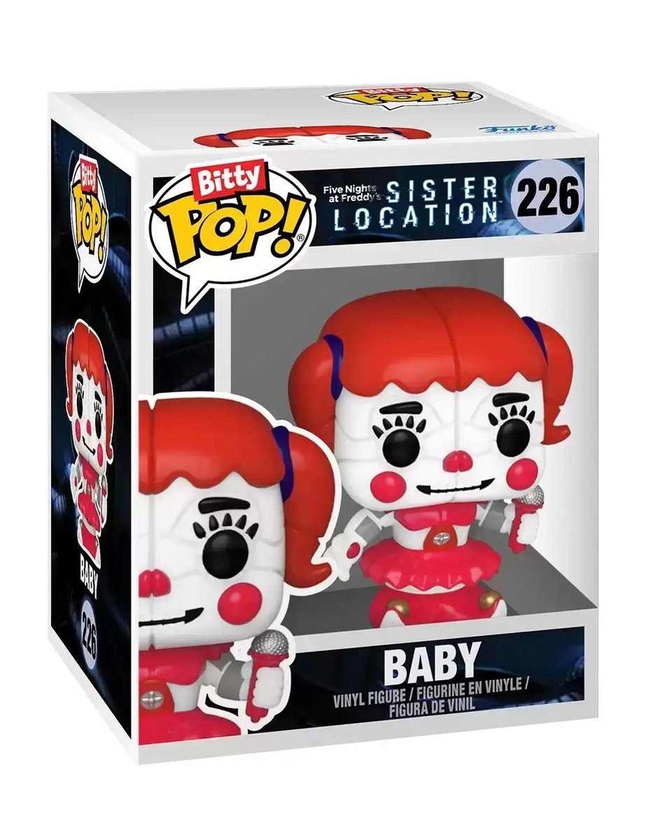 five nights at freddy's bitty baby 2.5cm funko pop! fnaf figurka