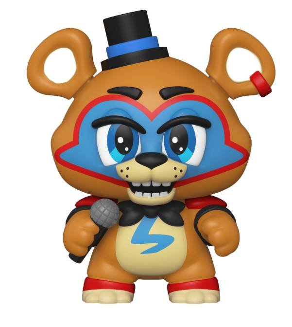 five nights at freddy's mystery mini figurka funko pop! glamrock freddy 1/6 security breach