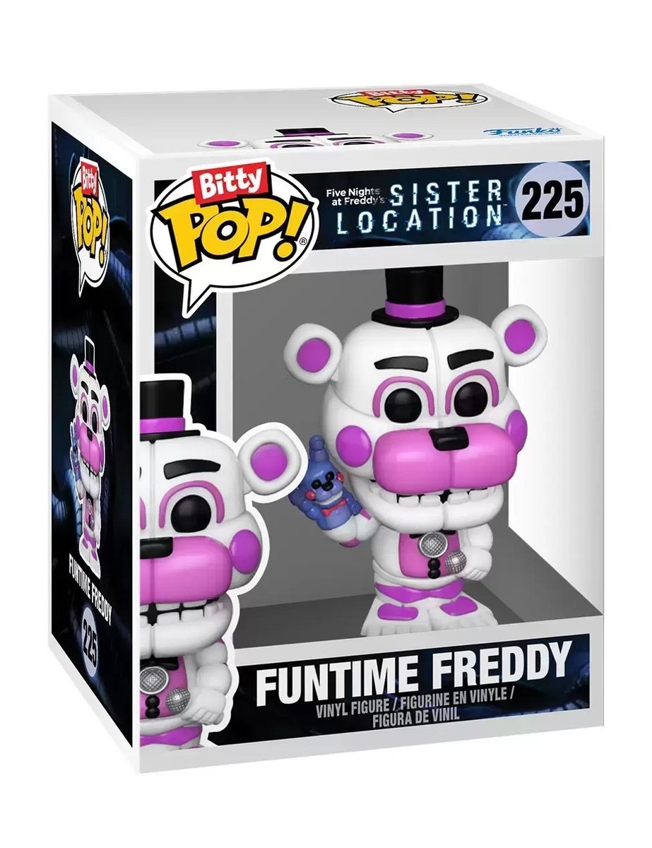five nights at freddy's bitty funtime freddy 2.5cm funko pop! fnaf figurka