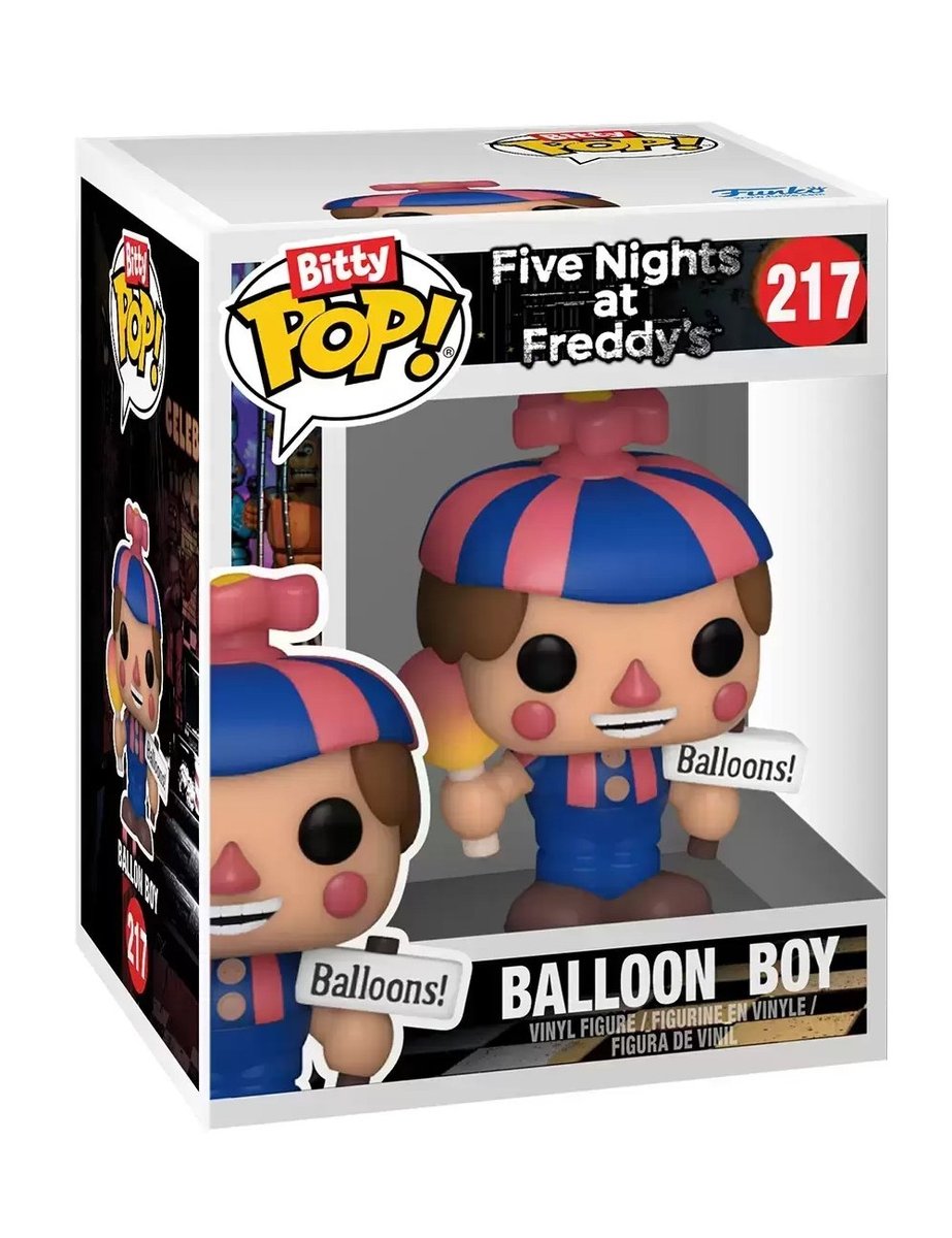 five nights at freddy's bitty balloon boy 2.5cm funko pop! fnaf figurka