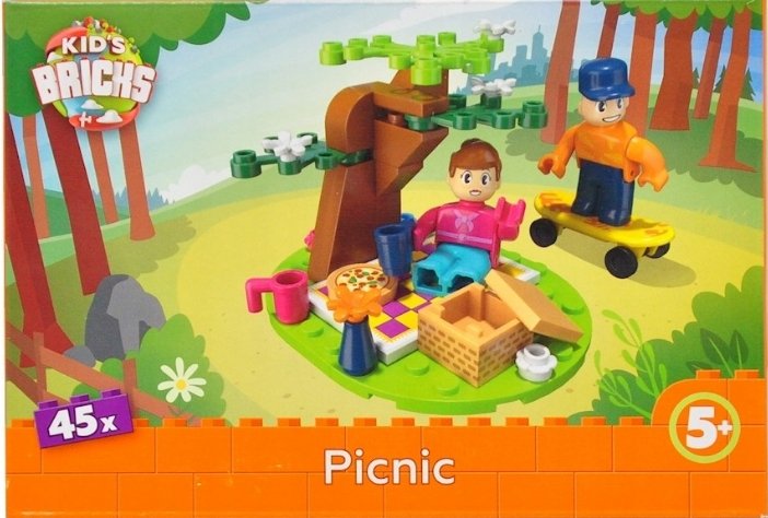 Klocki Kid's Bricks Piknik 45 elementów
