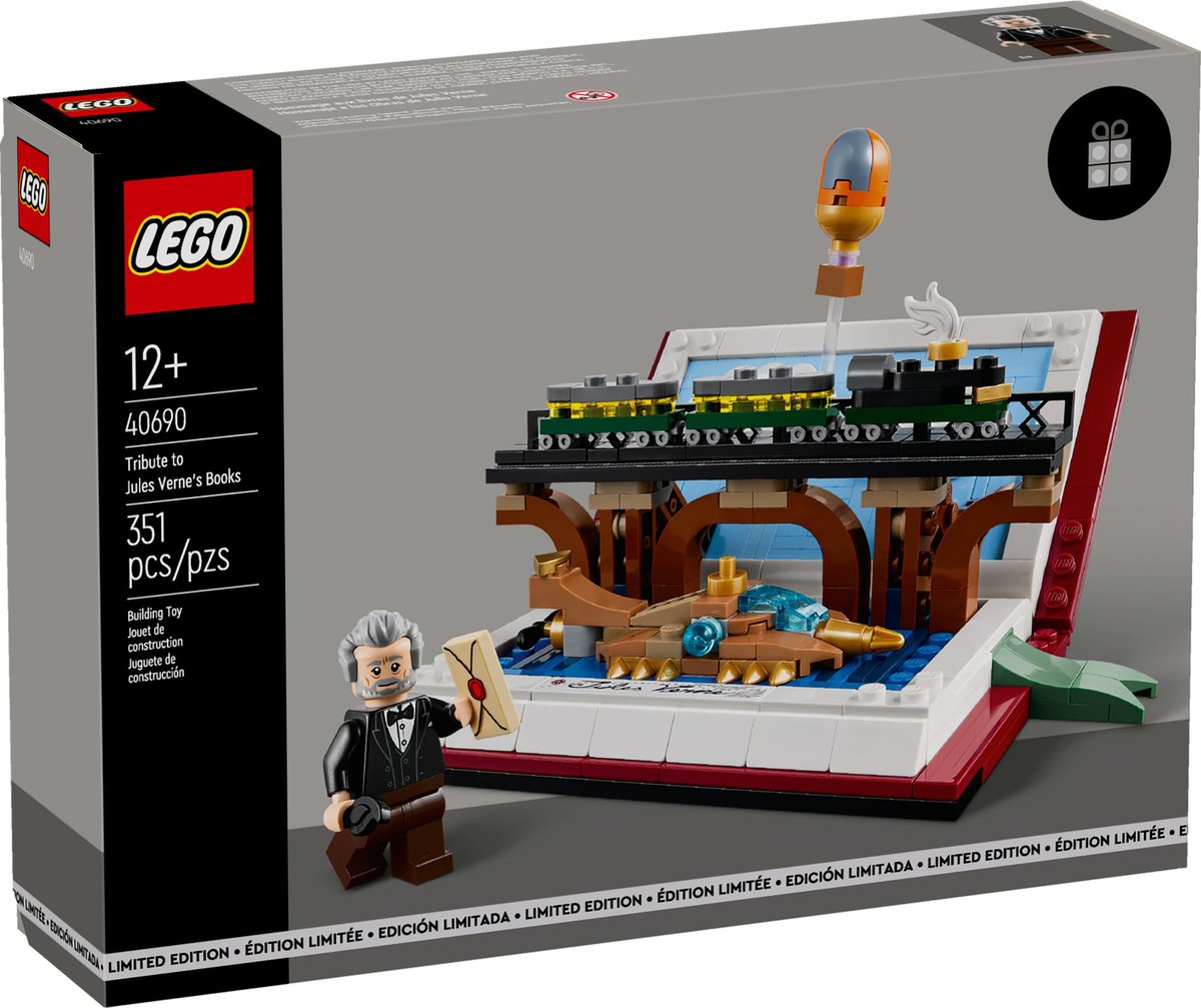LEGO Promocyjne 40690 - Hołd dla książek Julesa Verne’a
