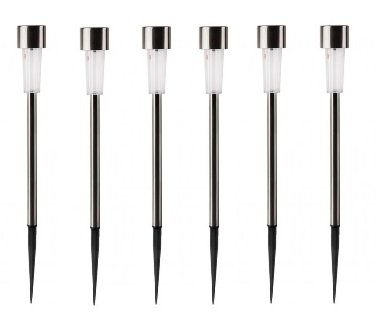 6 szt. LAMPA SOLARNA OGRODOWA SIENA LUXFORM 46146