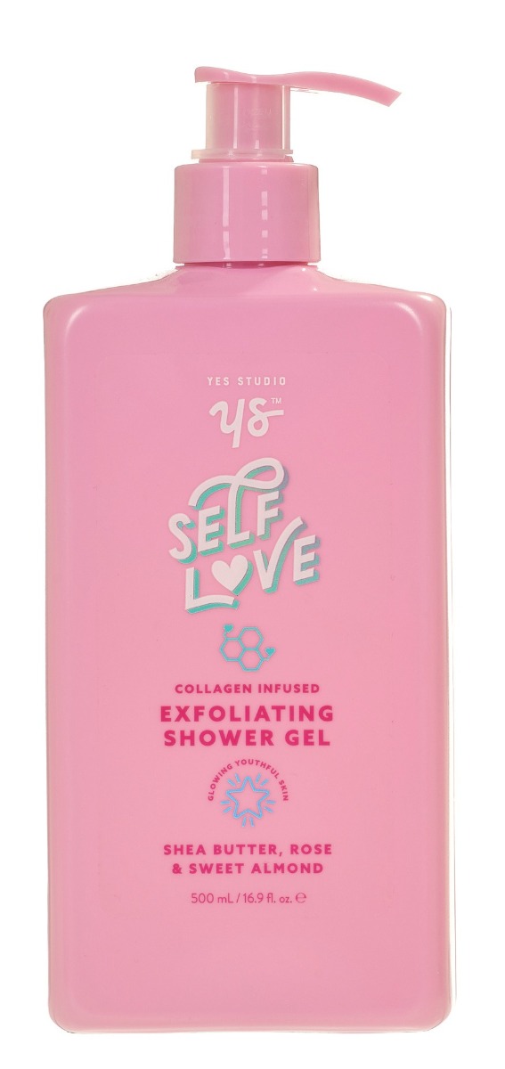 Yes Studio Self Love żel pod prysznic shea butter, róża, słodkie migdały 500 ml