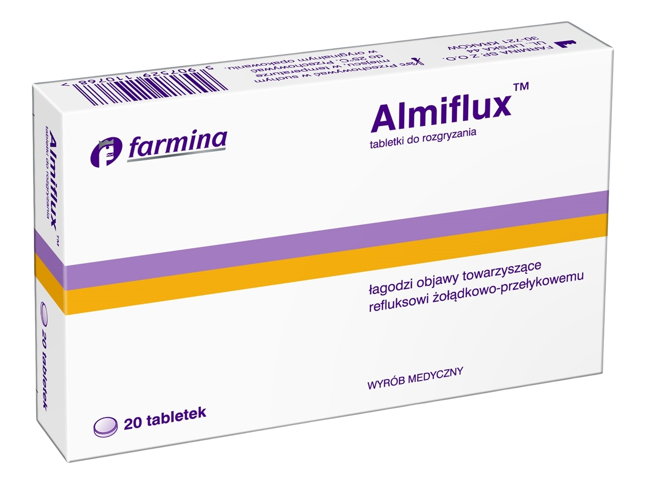 Almiflux x 20 tabl do rozgryzania