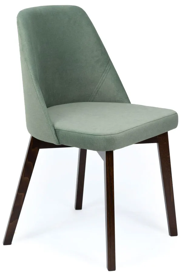 Zielone Krzesło Kubełkowe Welurowe Brąz R8-E38