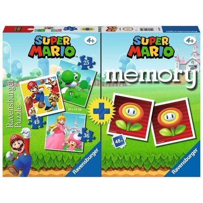 Ravensburger Multipack Super Mario, Memory i puzzle, puzzle i gra dla chłopców i dziewczynek, wiek 4 lat 20831 9