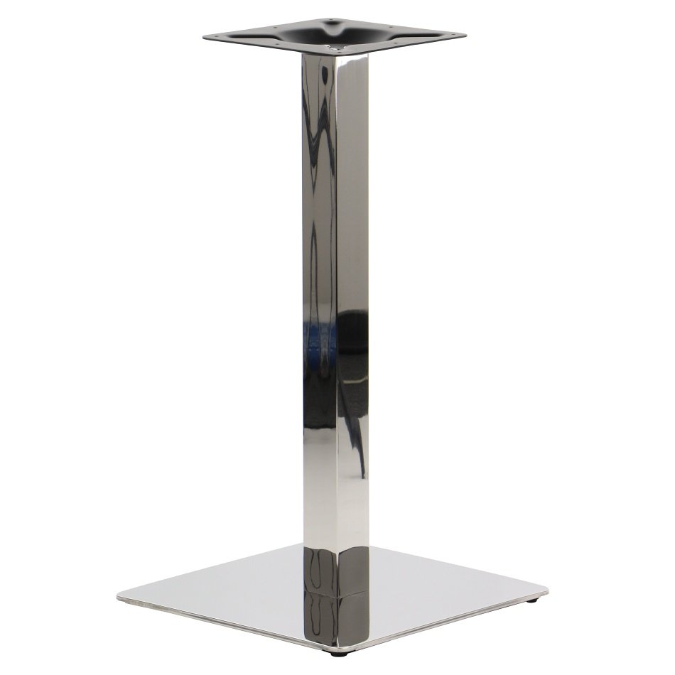 Podstawa stołu/stolika SH-3002-1/P, stal nierdzewna polerowana, wymiary: 40x40x72 cm - do hotelu, restauracji ,baru, biura