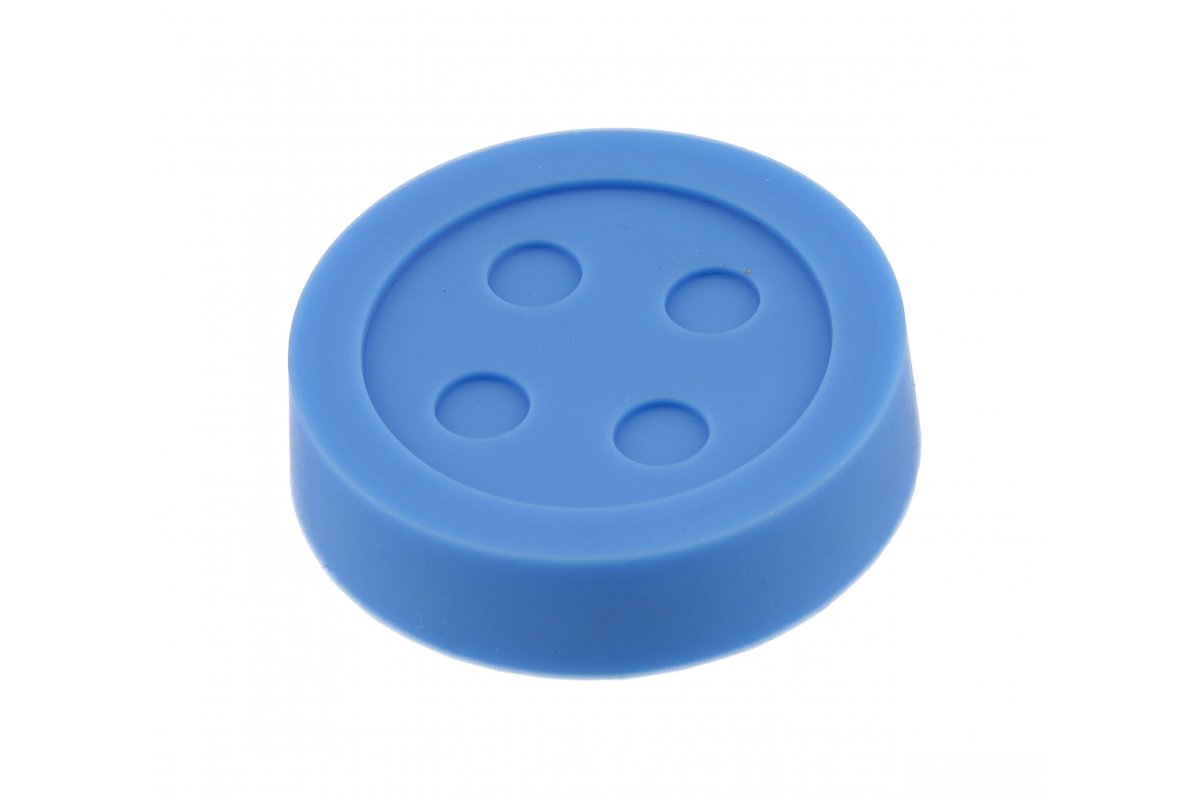 Gałka Meblowa Gtv Button, Guma, Niebieski