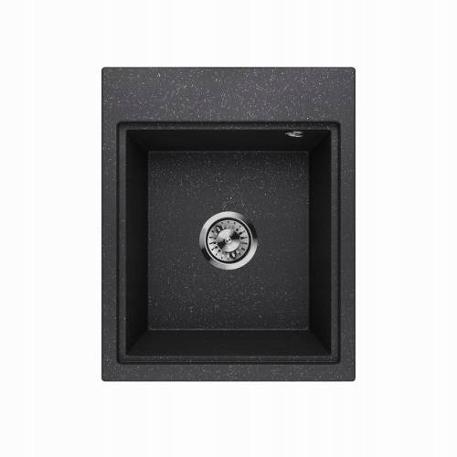ZLEWOZMYWAK GRANITOWY LAVELLO COMFORT 0.0 S CZARNY GRAFIT