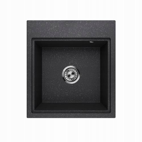 ZLEWOZMYWAK GRANITOWY LAVELLO COMFORT 0.0 M CZARNY GRAFIT