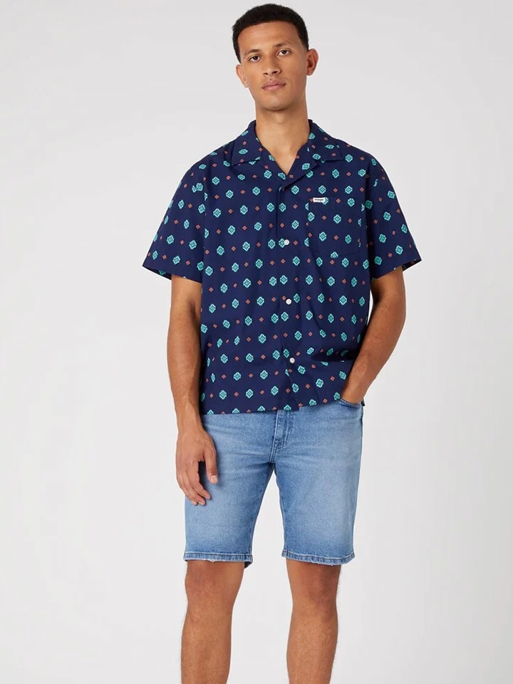 Wrangler Koszula - Regular fit - w kolorze granatowym