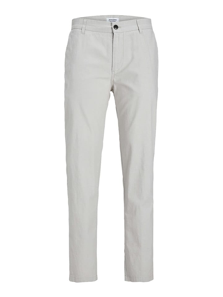Jack & Jones Spodnie chino w kolorze kremowym