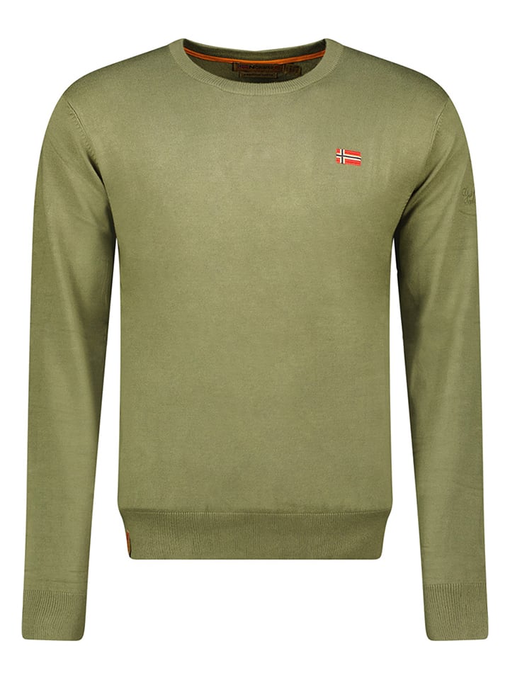 Geographical Norway Sweter w kolorze khaki