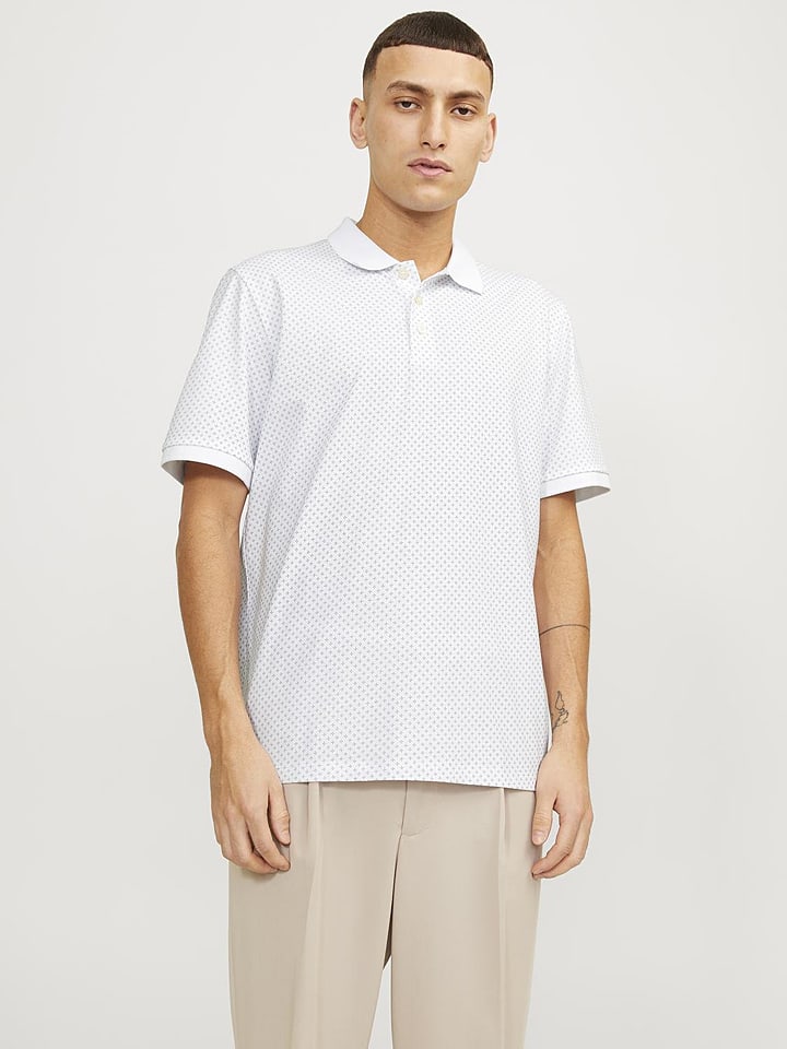 Jack & Jones Koszulka polo w kolorze białym