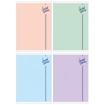 Gimboo Zeszyt A5/60K kratka mix (4szt)