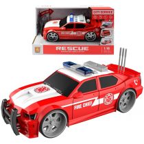 Auto straży pożarnej ze światłem i dźwiękiem Trifox