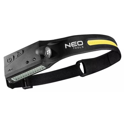 Latarka lampka czołowa LED czołówka pasek 2w1 NEO 99-097