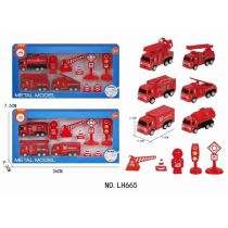 Zestaw metalowych samochodów MIX Maksik